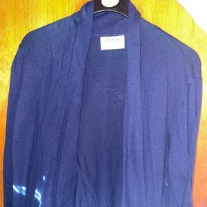 Blue cardigan